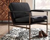 Bay Furniture Gallery - Ashley Furniture - Puckman Accent Chair - Accent Chair / Black - A3000192